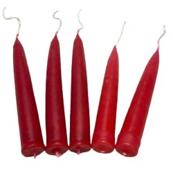 1 x Red Tapered Spell Candle 4 Inch